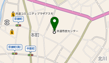 南砺市役所 井波市民センターの地図画像