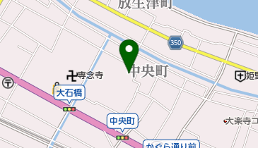 宝田衣料店の地図画像