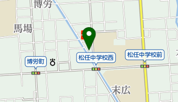 木谷綜合学園 白山支部松任小前の地図画像