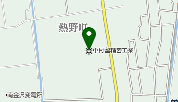 中村留精密工業株式会社の地図画像