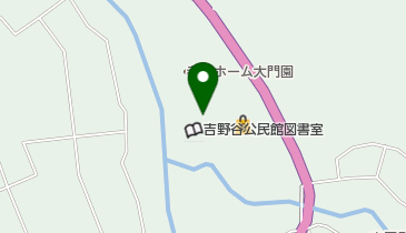 吉野谷公民館の地図画像