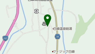 白山苑の地図画像