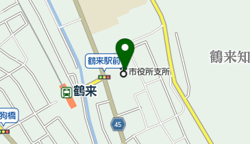 白山市南消防団 鶴来分団の地図画像