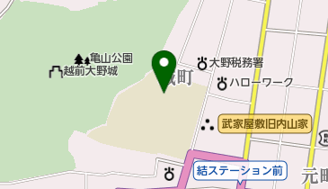 大野市 大野公民館の地図画像