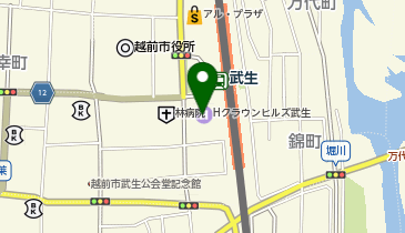 越前市観光・匠の技案内所の地図画像