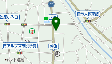 竹屋のりもの店の地図画像