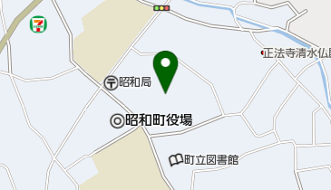 昭和町役場 福祉課の地図画像