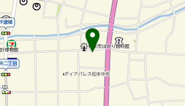 凸凹堂松本の地図画像