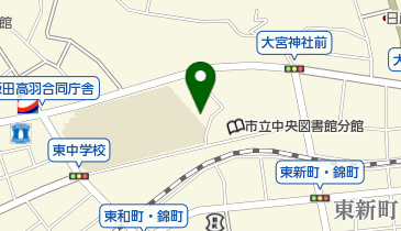 飯田市 武道館の地図画像