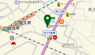 フィトナチュール佐久平店の地図画像