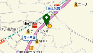 上燃株式会社カーケアセンター佐久平の地図画像