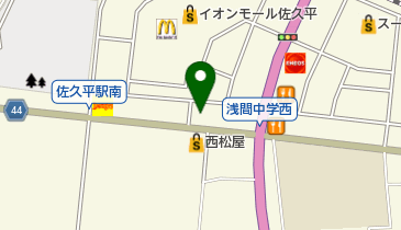 有限会社長野県佐久補聴器センターの地図画像