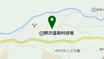 野沢温泉村公民館の地図画像