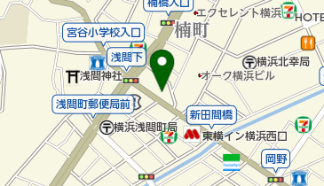 横浜浅間整骨院の地図画像