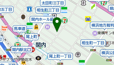 阪神タイガースショップ横濱店の地図画像