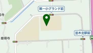 横浜市役所 教育委員会事務局 横浜市日本語教室 並木第一教室の地図画像