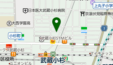 富国生命保険相互会社 京浜支社 武蔵小杉営業所の地図画像