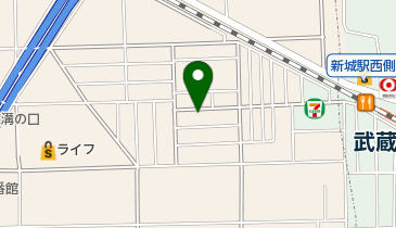 たちばなクリーニング店の地図画像