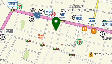 スリーク新潟の地図画像