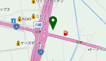 里味 川崎店の地図画像