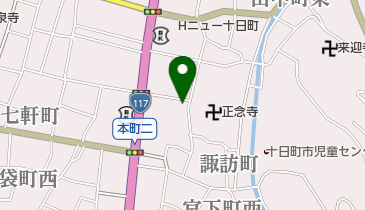 三勝美容室 本店の地図画像