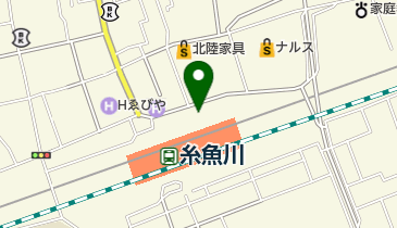 糸魚川観光物産センターの地図画像