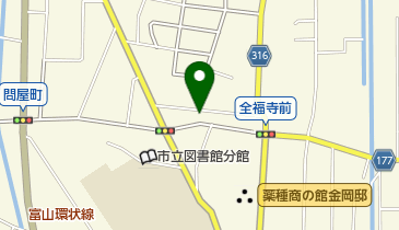富山自動車学校の地図画像