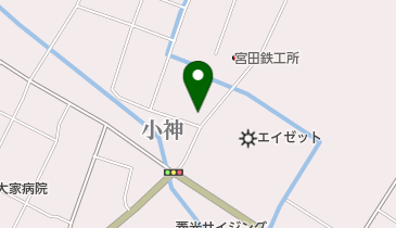 ヘアーサロンナナサワの地図画像