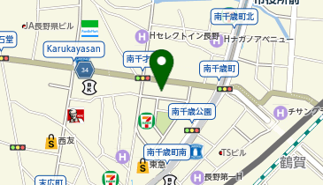 アマレーナ長野店の地図画像