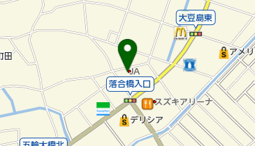 JAながの JA虹のホールまめじまの地図画像