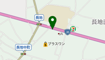 有限会社クリーニングモモセ長地店の地図画像