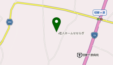 有料老人ホームせせらぎの地図画像