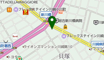 富国生命保険相互会社 京浜支社 川崎東営業所の地図画像
