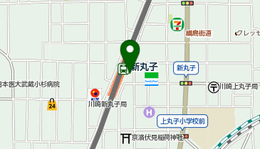 フジカラーパレットプラザ新丸子店の地図画像