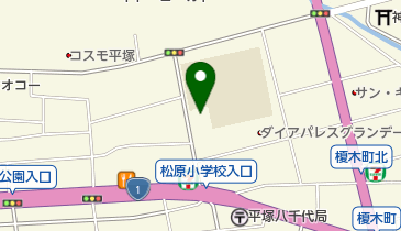 まつばら放課後児童クラブの地図画像