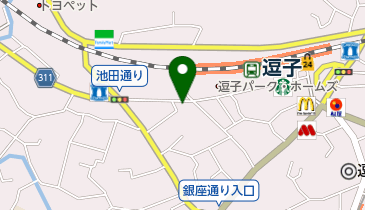 白清舎クリーニング店の地図画像