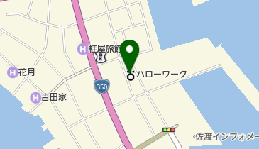 佐渡公共職業安定所の地図画像