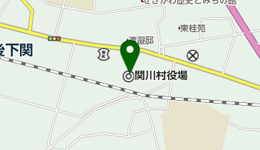 関川村観光協会の地図画像