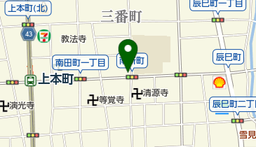 木谷綜合学園 中央小前教室の地図画像