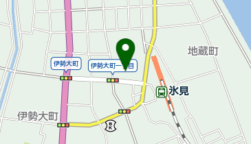 光明石温泉有磯の湯の地図画像