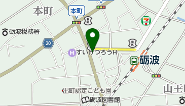 たかや靴店の地図画像
