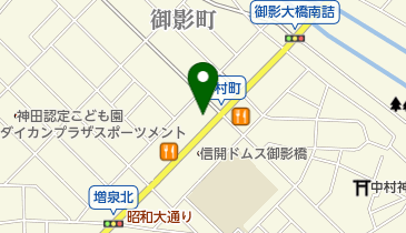 石川トヨタ自動車株式会社の地図画像