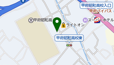 ヒビヤフラワーアカデミー甲府認定校の地図画像