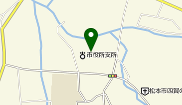 松本市 四賀公民館の地図画像