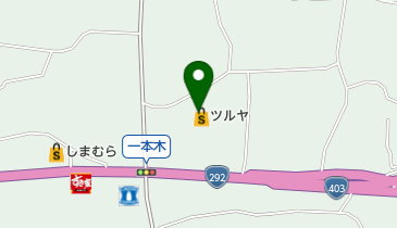 浜田屋クリーニング ツルヤ中野店の地図画像