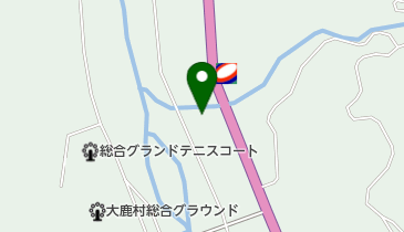 大鹿村観光案内所の地図画像