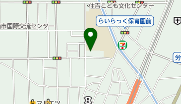 川崎市役所 こども未来局 住吉小学校わくわくプラザの地図画像