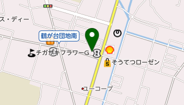 鶴が台鍼灸接骨院の地図画像