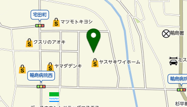 ワイプラザグルメ館輪島店の地図画像