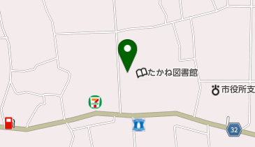 北杜市役所 八ヶ岳やまびこホールの地図画像